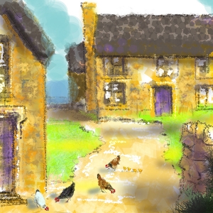 A Cotswold Farm Yard