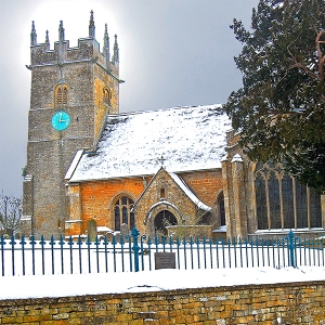 St James's Church, Longborough - Winter 1