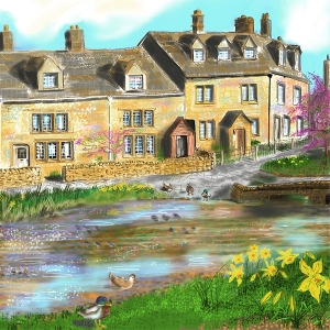 River Windrush at Lower Slaughter